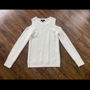 Mossimo Supply Co. Off-the-Shoulder Cream Sweater